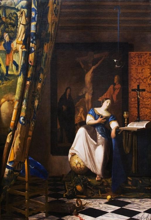 VERMEER VAN DELFT, Jan The Allegory of the Faith wet France oil painting art